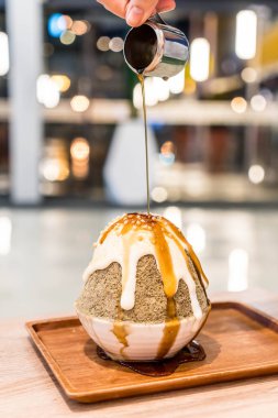 yeşil çay buz tıraş