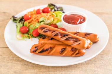 sebzeli ızgara sosis