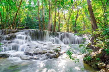 Huay Mae Kamin Waterfall, Kanchanaburi Tayland