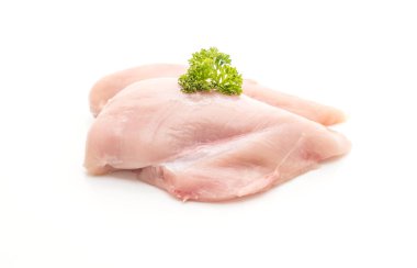 Taze çiğ tavuk filetosu.