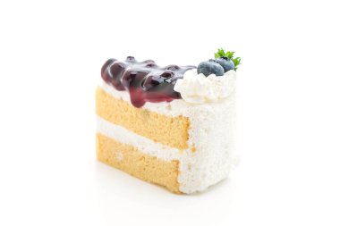 beyaz zemin üzerine üzümlü kek