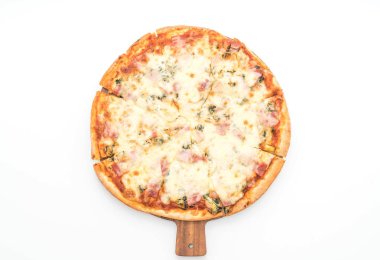 Ispanak ve pastırma pizza