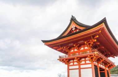 Kiyomizu-dera Tapınağı güzel mimari Kyoto,.