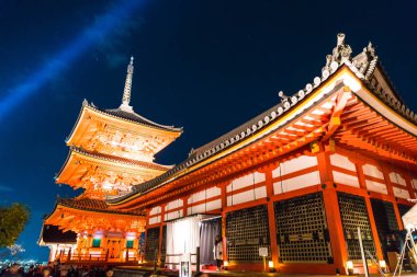 Kiyomizu-dera Tapınağı güzel mimari Kyoto.