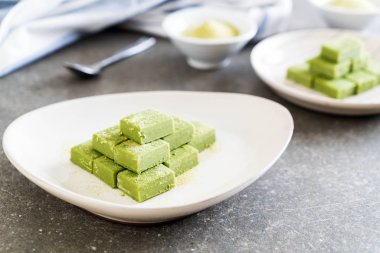 yumuşak çikolata yeşil çay 