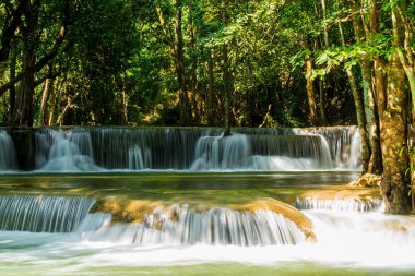 Huay Mae Kamin Waterfall, Kanchanaburi Tayland