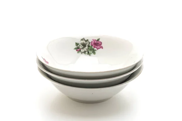 Bowl on white background — Stock Photo, Image