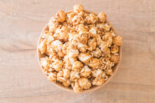 Popcorn s karamelem — Stock fotografie