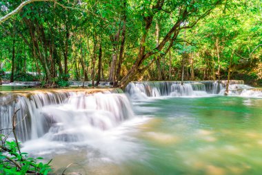 Huay Mae Kamin Waterfall, Kanchanaburi Tayland