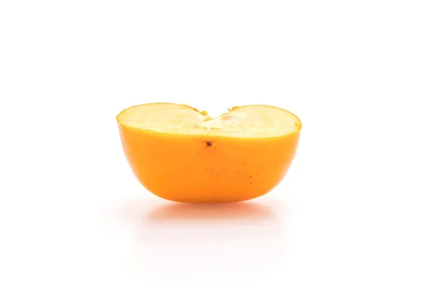 Čerstvé persimmon na bílém pozadí — Stock fotografie