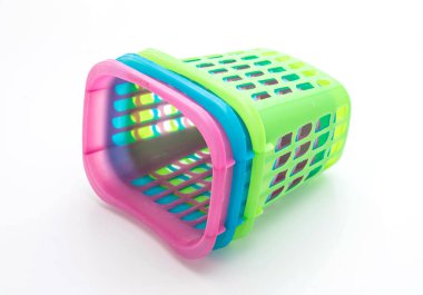 renkli plastik sepet 