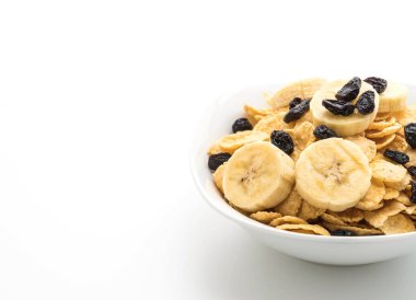 muz, Kuru üzüm ve kahvaltıda süt ile tahıl