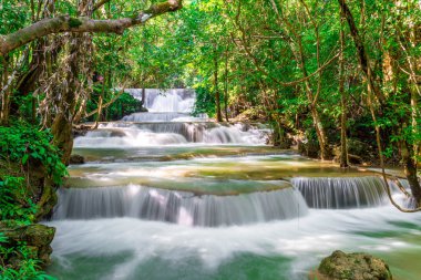 Huay Mae Kamin Waterfall, Kanchanaburi Tayland