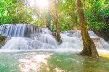 Huay Mae Kamin Waterfall, Kanchanaburi Tayland