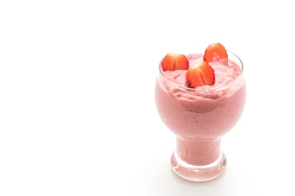 Koktajl truskawkowy smoothies — Zdjęcie stockowe