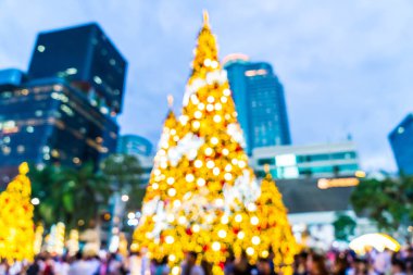 soyut bulanıklık ve aydınlatma Noel ağacı İsa'nın defocused