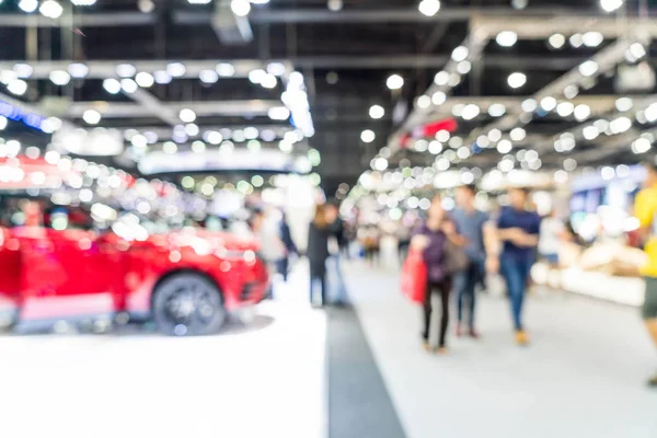 Abstrato borrão e carro desfocado e evento de exposição de motor — Fotografia de Stock