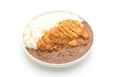 pirinç Köri soslu kızarmış pirzola domuz eti