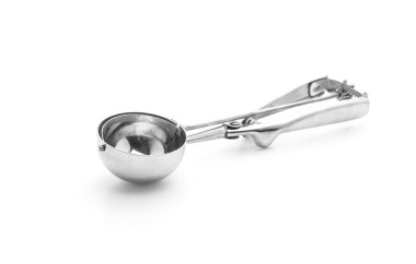 bir dondurma kaşık closeup