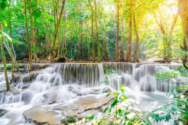 Huay Mae Kamin Waterfall, Kanchanaburi Tayland