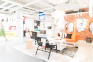 Soyut bulanıklık ve ufuk mobilya Dekorasyon iç shoppi