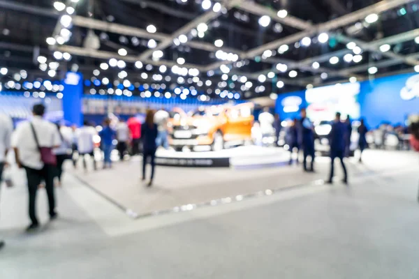 Abstract blur and defocused car and motor exhibition event — стоковое фото