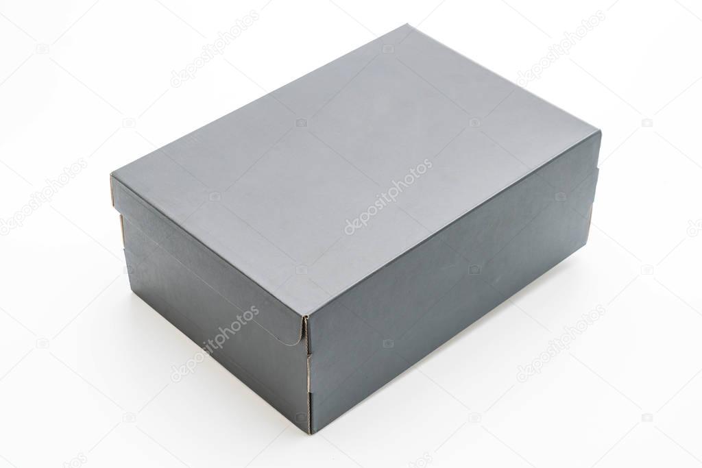 black shoe box