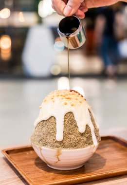 yeşil çay buz tıraş