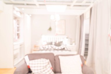 Soyut bulanıklık ve ufuk mobilya Dekorasyon iç shoppi