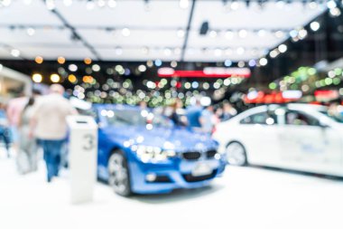 Bulanıklık ve ufuk araba ve motor Fuarı olay göster