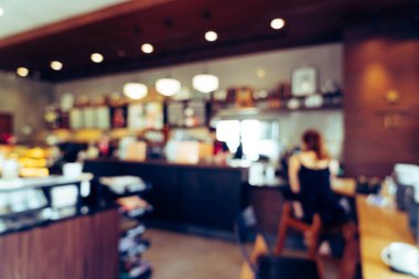 soyut bulanıklık kafede arka planı için