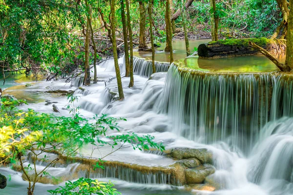 Huay Mae Kamin Waterfall, Kanchanaburi Tayland