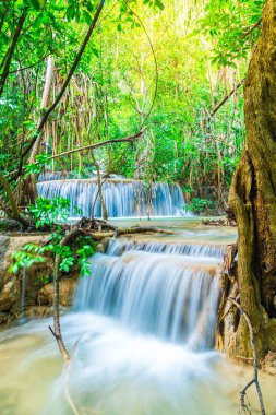 Erawan şelale, Erawan Milli Parkı Thaila içinde Kanchanaburi itibariyle