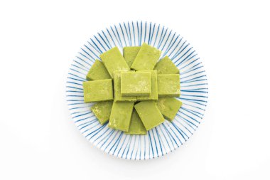 yumuşak çikolata yeşil çay 