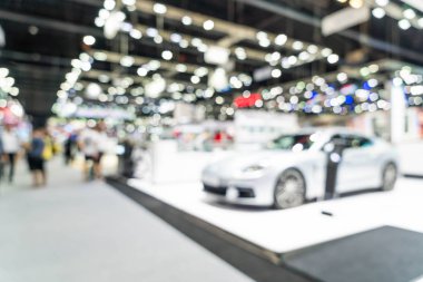 Bulanıklık ve ufuk araba ve motor Fuarı olay göster