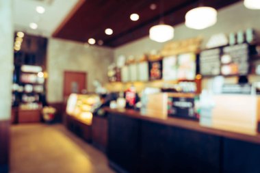 soyut bulanıklık kafede arka planı için