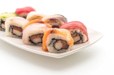 karışık suşi roll - Japon gıda tarzı