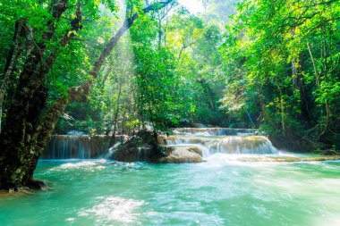 Erawan şelale, Erawan Milli Parkı Thaila içinde Kanchanaburi itibariyle