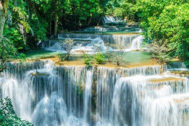 Huay Mae Kamin Waterfall, Kanchanaburi Tayland