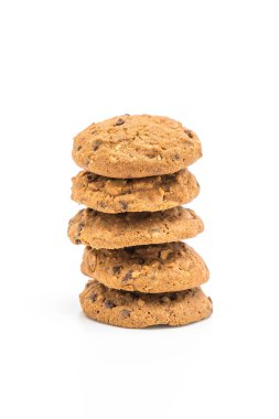 çikolata parçaları ve kaşu fındık kurabiye