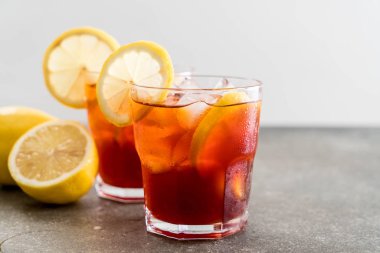 Limonlu buzlu çay