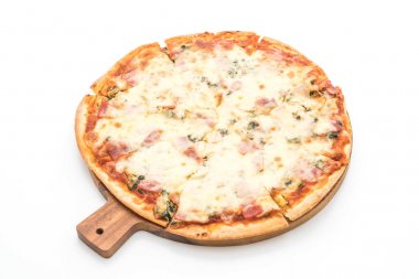 Ispanak ve pastırma pizza