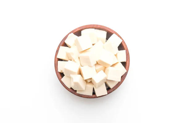 Tofu sobre fondo blanco — Foto de Stock