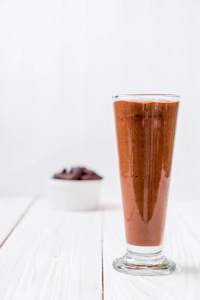 Coklat milkshake smoothie — Stok Foto