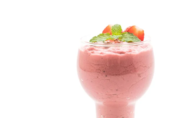 Erdbeer Smoothies Milchshake — Stockfoto