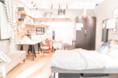 Soyut bulanıklık ve ufuk mobilya Dekorasyon iç shoppi