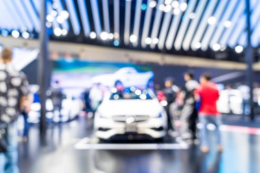 Bulanıklık ve ufuk araba ve motor Fuarı olay göster