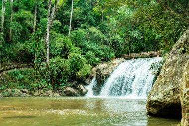 Beautiful Mae Sa waterfall at Chiang Mai ,Thailand