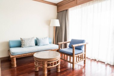 boş koltuk oturma odası iç 