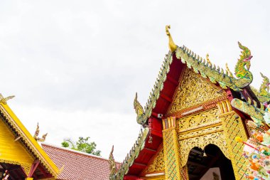 Wat Phra bu DOI Kham Chiang Mai, güzel mimari.